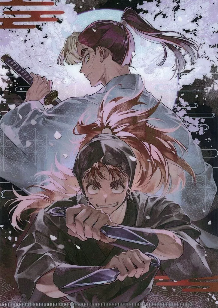 【忍たま乱太郎】A5クリアファイル 皆本金吾&七松小平太(芋山イモの助) スパコミ超忍FES2025/オイモダイスキ