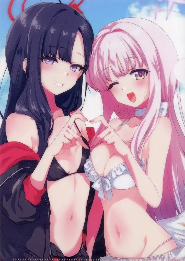 【ブルーアーカイブ】A4クリアファイル 聖園ミカ＆仲正イチカ(稀周悠希＆黒井みめい) C106/黎明ネルトリンゲン