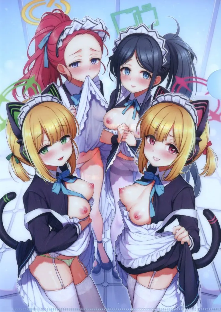 【ブルーアーカイブ】A4クリアファイル ゲーム開発部(ささちん) C106/K+W