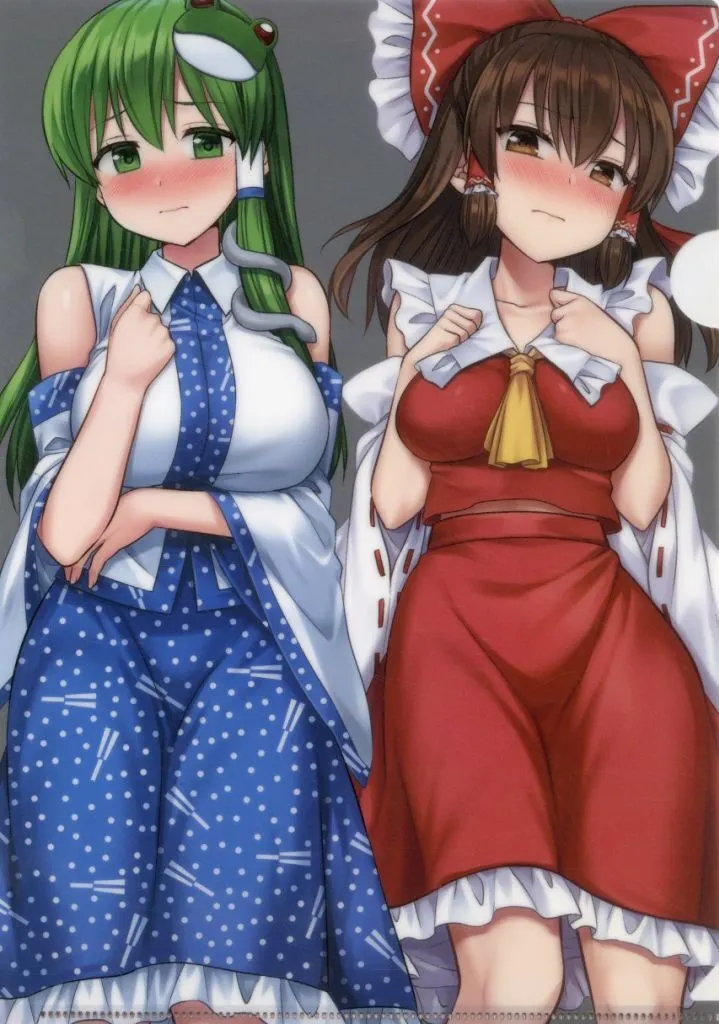 【東方project】クリアファイル 博麗霊夢&東風谷早苗(那岐山) サンシャインクリエイション 2026 Autumn/ナギヤマスギ