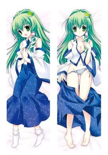 [破損品]【東方Project】抱き枕カバー 東風谷早苗(シロガネヒナ) C76/D.D.D