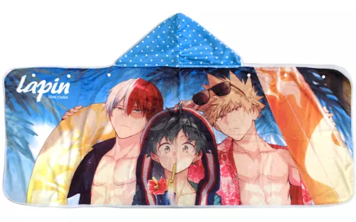 【僕のヒーローアカデミア】フードタオル 緑谷出久＆轟焦凍＆爆豪勝己(へぎ) C94/lapin
