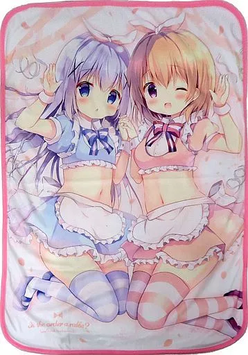 【ご注文はうさぎですか?】フリースブランケット ココア&チノ(あづみ一樹) C97/ComeThrough