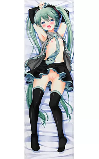 アーガイル　初音ミク　抱き枕カバー・貧乳ver.　緑髪さん5 駿河屋 -アダルト\u003c中古\u003eボーカロイド抱き枕カバー 貧乳ver