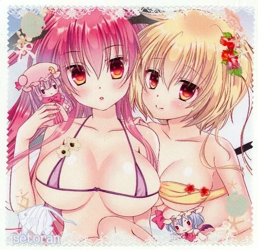 【東方Project】マイクロファイバークロス 小悪魔&フランドール・スカーレット(イトウせと&タンノらん) /せとらん
