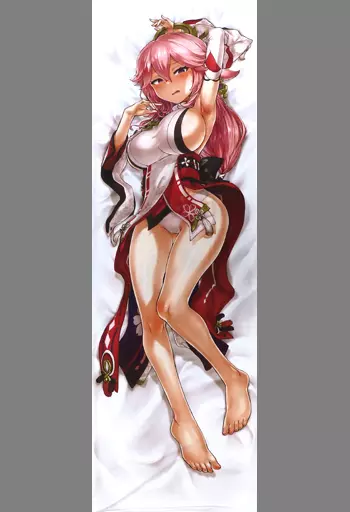 【原神】抱き枕カバー 八重神子 剃り跡ver(安堂SAIGA) C100/steamy moon night