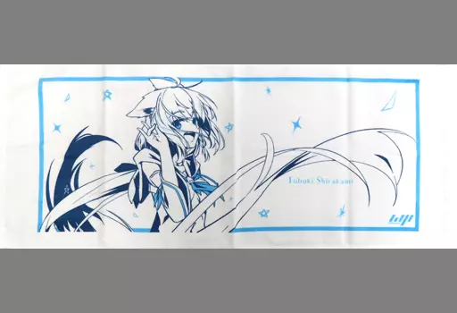 【バーチャルYoutuber】フェイスタオル 白上フブキ(凪白みと) C100/white parabellum
