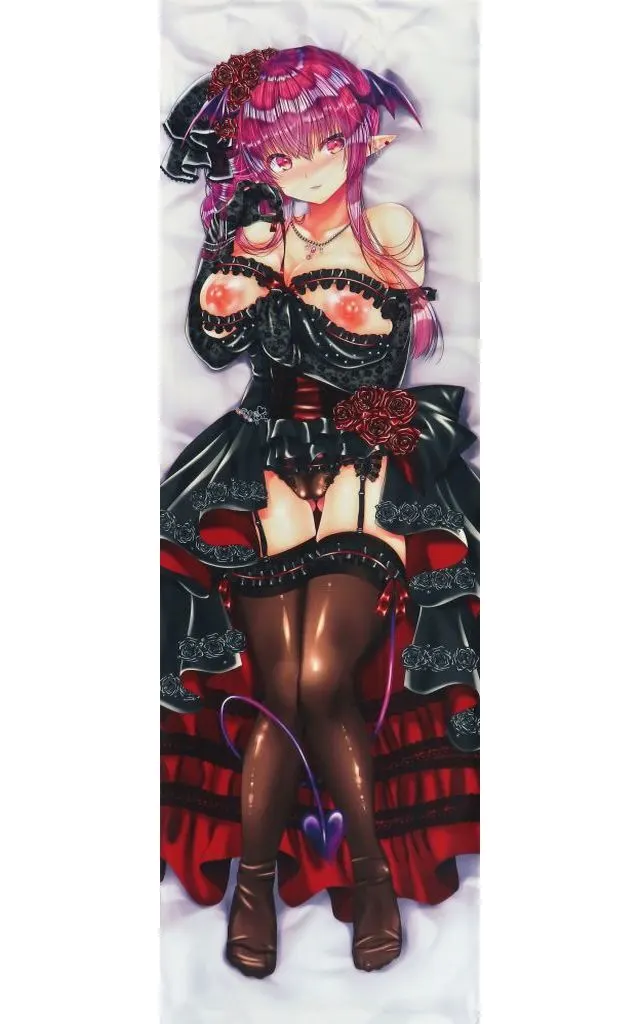 【東方Project】 華やか赤薔薇黒ドレス小悪魔抱き枕カバー(イトウせと＆タンノらん) C104/せとらん