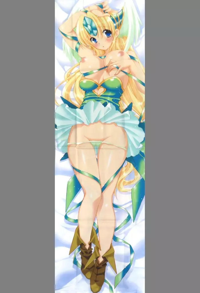 【聖剣伝説】抱き枕カバー リース(まりお金田) /NIKKA（本体不備（中））