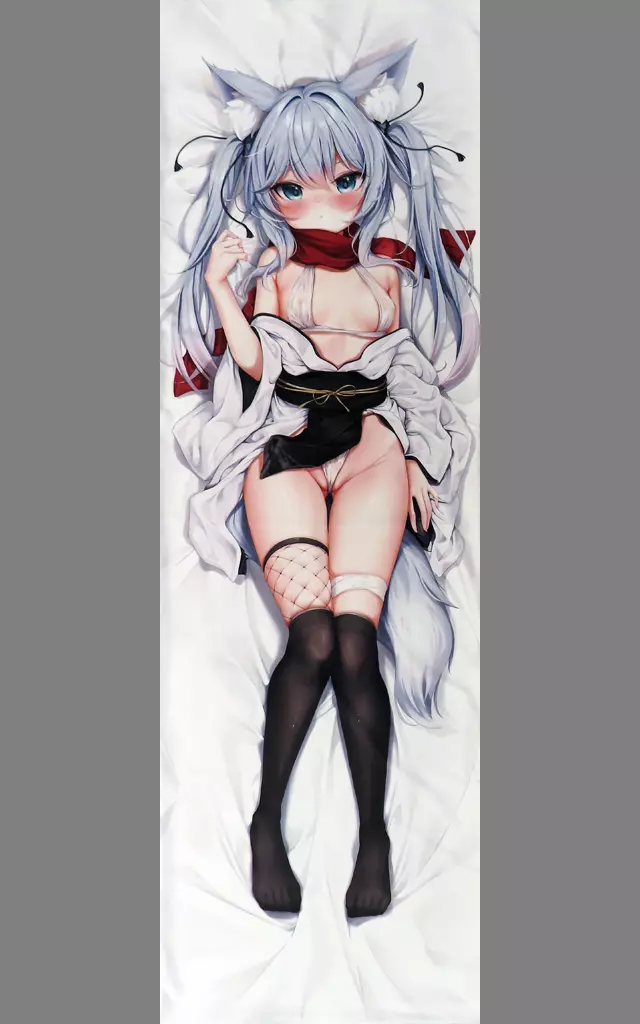 【オリジナル】狼耳くノ一抱き枕カバー こはく(こくと) /Yo女の森