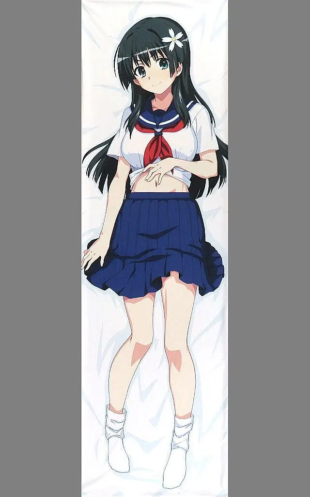 【とある科学の超電磁砲】抱き枕カバー 佐天涙子(あおいまなぶ) 俺の嫁!伍拾/富士浅間堂（制服面、頭上とスカート上にひっかき傷有）