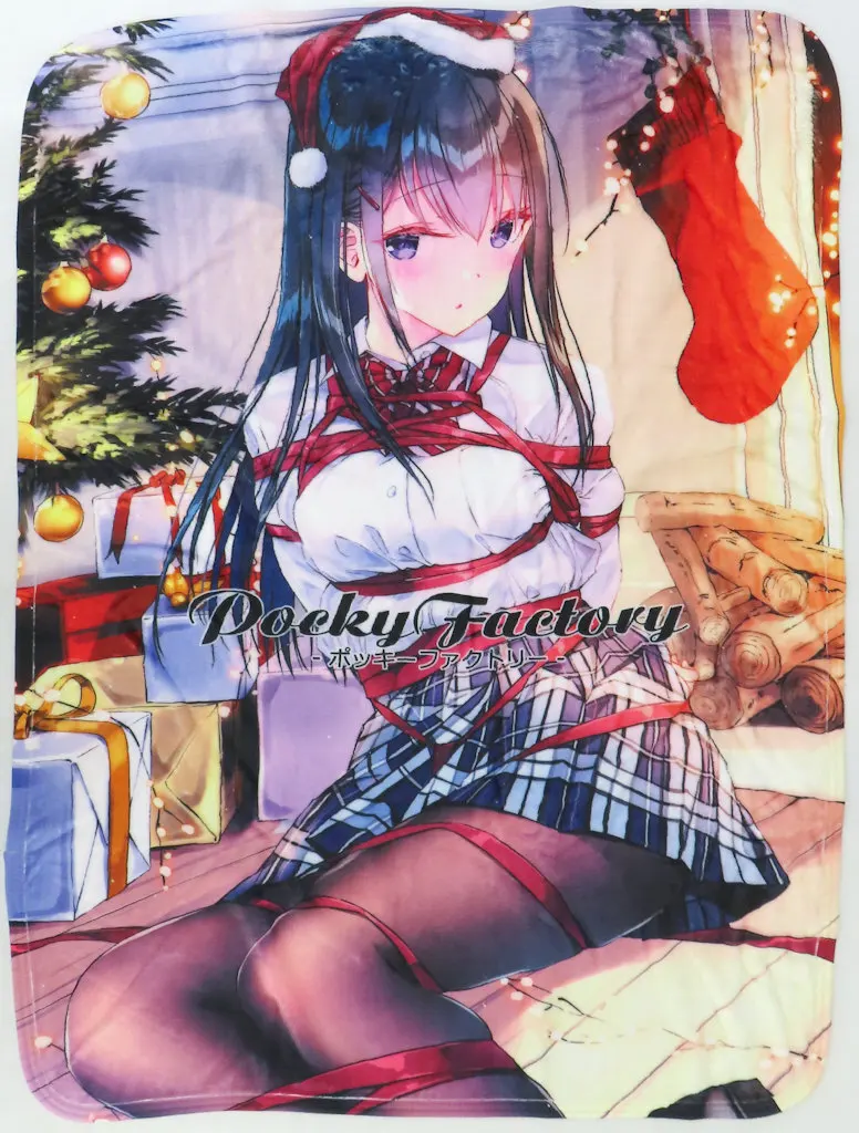 【オリジナル】ブランケット メリークリスマス(小林ちさと) /PockyFactory