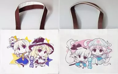 【東方Project】東方小町トートバッグ3 幽々子＆妖夢＆魔理沙＆アリス(藤枝雅) 第六回博麗神社例大祭/あとりえ雅