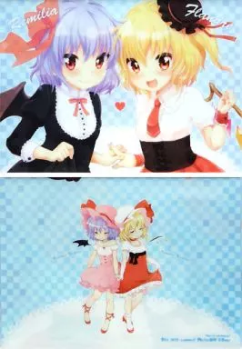 【東方Project】クラッチバッグ レミリア・スカーレット&フランドール・スカーレット(雪雨こん) C82/MeltdoWN COmet