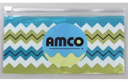 【名探偵コナン】AMCOロゴ入りクリアフラットポーチ(いとう) 超秘密の裏稼業2019/鋼鉄メタル