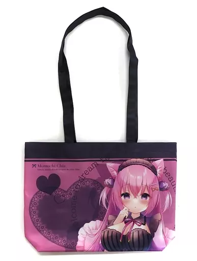 桃稚ちあ　トートバッグ 駿河屋 -<中古>【オリジナル】フルカラートートバッグ prisme fleur(桃