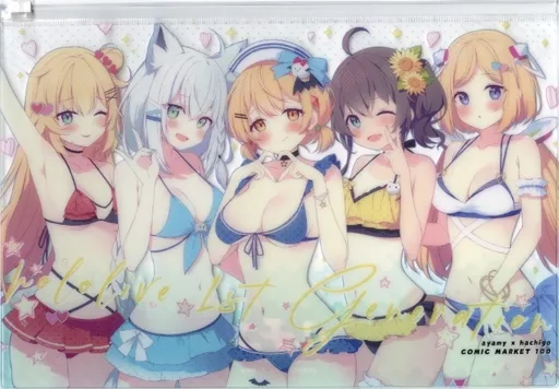 【バーチャルYoutuber】ホロ一期生クリアポーチ(あやみ) C100/ハチゴ&ねこどーなつ