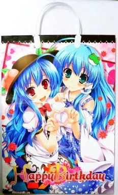 【東方Project】ペーパーバッグ 東風谷早苗＆比那名居天子(丸ちゃん。) 第10回博麗神社例大祭/Happy Birthday