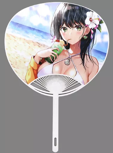 【オリジナル】うちわ(西沢5ミリ) カタログ＆リストバンド型参加証 発売記念 超!!同人感謝フェア/メロンブックス