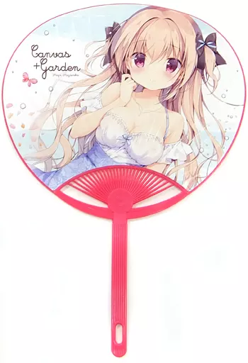 【オリジナル】うちわ(宮坂みゆ＆宮坂なこ) C96/CANVAS+GARDEN