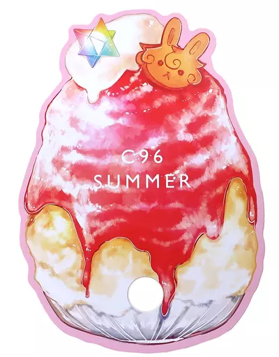 【Fate シリーズ】うちわ(わに) C96/クロコダイルティアーズ