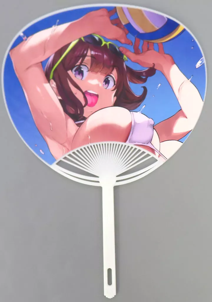 【オリジナル】うちわ(ナビエ遥か2T) ナビエ遥か2T展 ヌルネバ夏祭り!/ヌルネバーランド&とらのあな