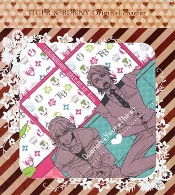 【TIGER＆BUNNY】オリジナルコースター5枚組 鏑木・T・虎徹＆バーナビー・ブルックスJr.(NATO) ザ★ヒーローショウ/Enio