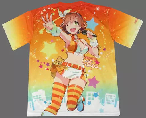 【アイドルマスター】ライブTシャツ オレンジ Lサイズ 本田未央(おつまみ) C88/ReDrop