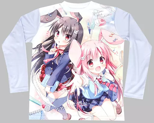 同人Tシャツ・衣装系　【オリジナル】看板娘ロングTシャツ Lサイズ ゆきみ＆つきみ(ぱん) COMIC1☆10/ぱんのみみ