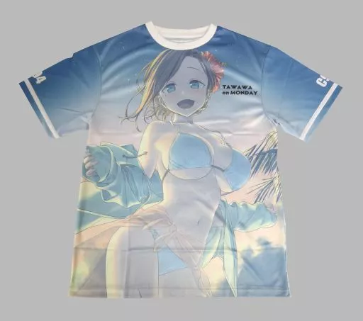 【月曜日のたわわ】フルグラフィックTシャツ フリーサイズ 後輩ちゃん(比村奇石) C94/比村乳業