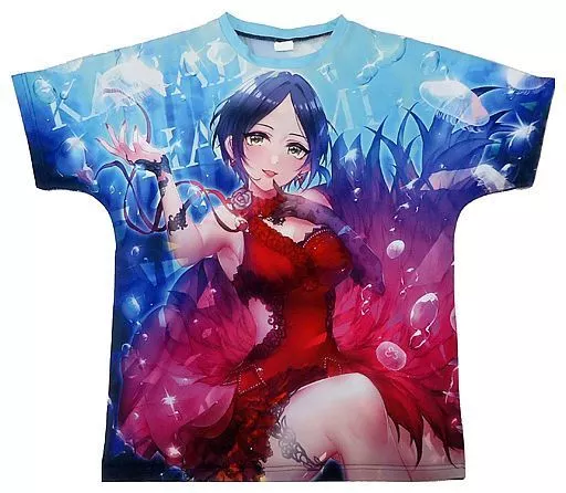 【アイドルマスター】速水奏 フルグラフィックTシャツ Lサイズ （MAIRO） /彩蝶の箱庭