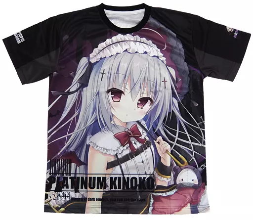 【オリジナル】ねねこちゃんTシャツ Lサイズ(ぴこぴこぐらむ) エアコミケC98/プラチナきのこ