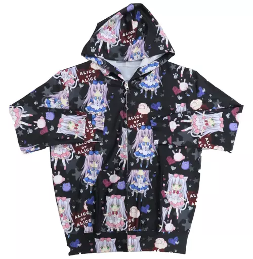 【新品未使用】ありすorありす　フルグラフィックパーカー　梱枝りこ 駿河屋 -<中古>【オリジナル】ありすorありすフルグラパーカー あいり