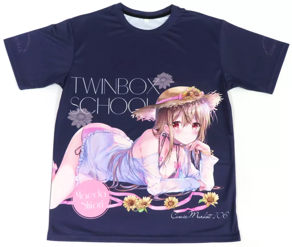 【オリジナル】Tシャツ Lサイズ 前田栞(草草饅＆花花捲) C106/TwinBox