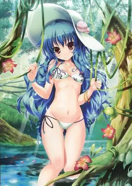 【東方Project】お風呂ポスター 比那名居天子(丸ちゃん。) C84/Happy Birthday