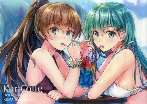 【艦隊これくしょん~艦これ~】ビーチ鈴熊A3クリアポスター 鈴谷&熊野(こたつ-小龍-) C92/KOTATSU ROOM