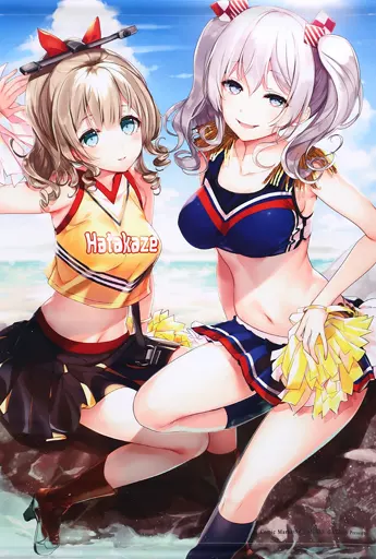 B2タペストリー 旗風＆鹿島(早川あかり) C94/MUSES GARDEN_image