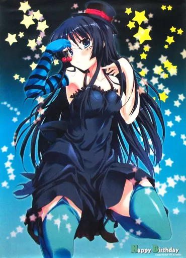 【けいおん!】B2ポスター 秋山澪(丸ちゃん。) コみケッとスペシャル5in水戸/Happy Birthday