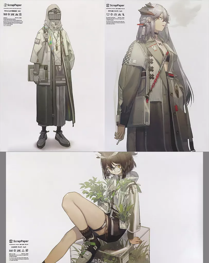 【アークナイツ】ポスターセット サイレンス＆サリア＆ドクター(NoriZC)