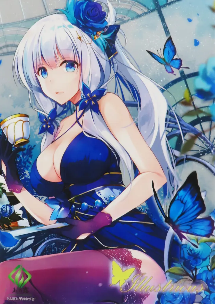【アズールレーン】A2クリアポスター イラストリアス(平井ゆづき) FANCY FRONTIER 31/玉乃露