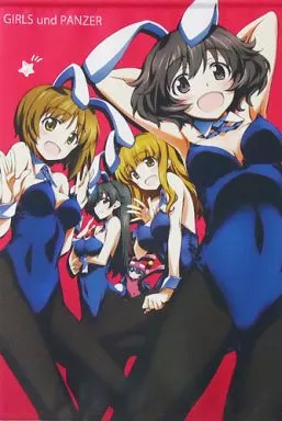 【ガールズ&パンツァー】ガルパンバニーB2タペストリー(倉嶋丈康) C84/きなこの山