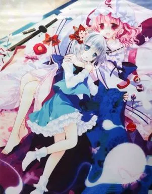 【東方Project】B2タペストリー 西行寺幽々子&魂魄妖夢(桜沢いづみ&ヒナユキウサ) C83/CHRONOLOG&ふるり。