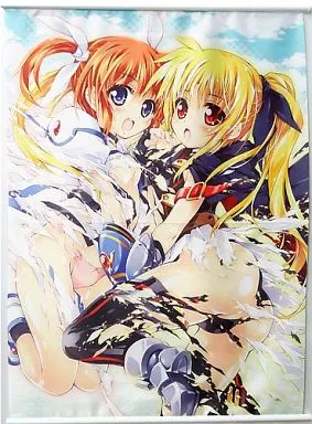 【魔法少女リリカルなのは】なのは＆フェイトちゃん変身解除中 B1サイズタペストリー(光姫満太郎) C82/MAGIC PRIVATE EYE(魔法探偵社)