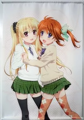 【魔法少女リリカルなのは】描き下ろしB2タペストリー 高町なのは＆フェイト・テスタロッサ・ハラオウン(奥田泰弘) C85/はちのこの里＆プロポリス