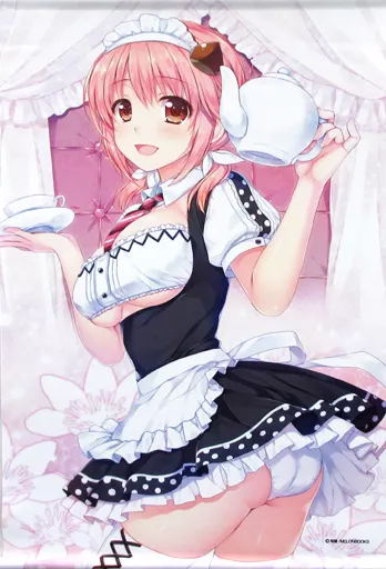 【めろんちゃん】B2ダブルスエードタペストリー まろんちゃん(有葉) C87/メロンブックス
