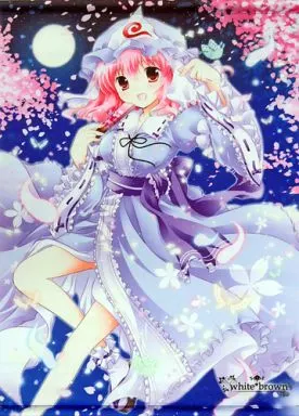 【東方Project】ゆゆ様タペストリー 西行寺幽々子(ういらあくる) 第10回博麗神社例大祭/ほわいと☆ぶらうん