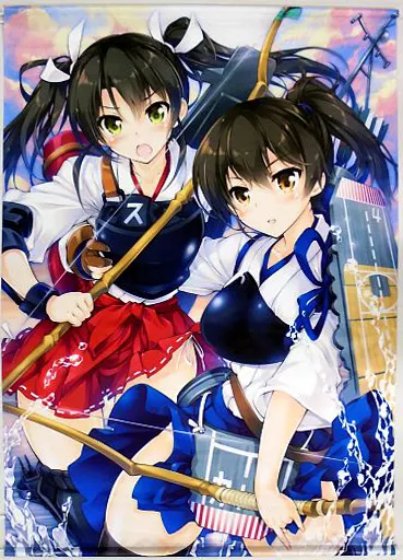 【艦隊これくしょん～艦これ～】加賀さんの五航戦の子なんかと一緒B1タペストリー 加賀＆瑞鶴(光姫満太郎) C88/MAGIC PRIVATE EYE(魔法探偵社)