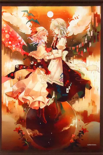 【東方Project】B2タペストリー  Rest in Peace III 十六夜咲夜＆レミリア・スカーレット(kirero) C84/KirororO