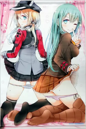 【艦隊これくしょん~艦これ~】B2タペストリー 鈴谷&プリンツ・オイゲン(大嘘) C89/嘘つき屋