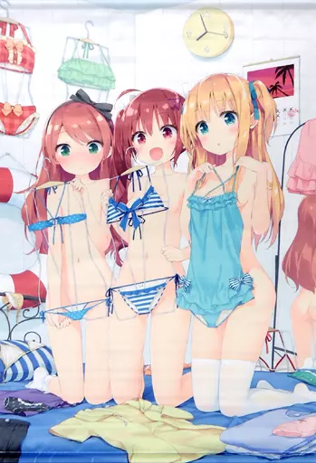 【オリジナル】B2タペストリー 霜月ポトフ＆葉月ワトラ＆水無月サラミ(ぺこ) C90/ルミノシティ